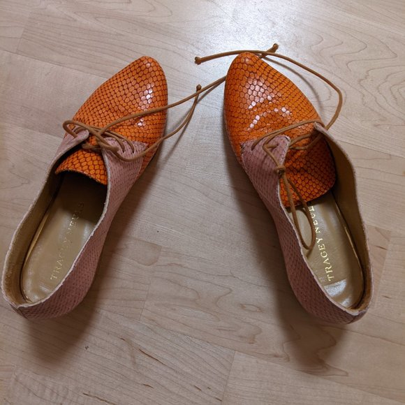 Tracey Neuls INES Leaves | Multi Color & Textured Leather Shoe, size 37 (US 6.5) - Picture 2 of 6